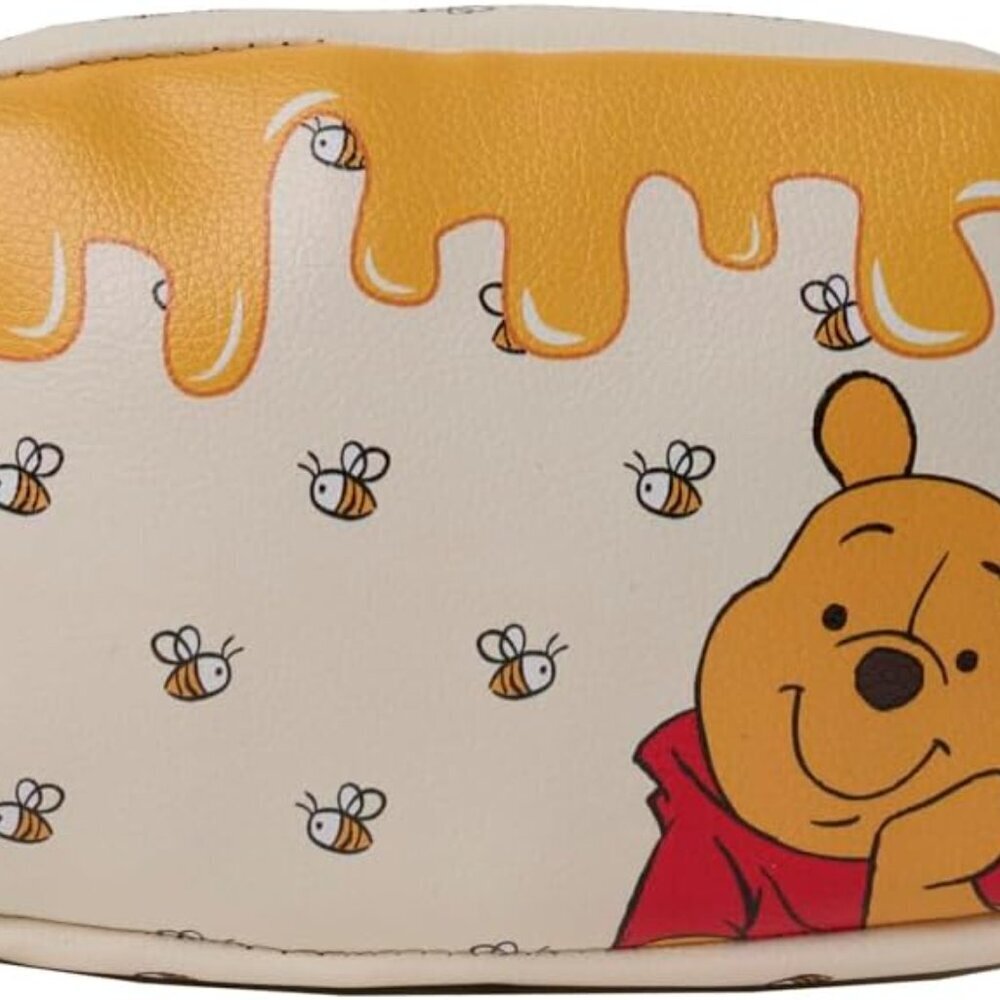 Pooh White Water-Resistant Women's Belt Bag - Versatile & Organic